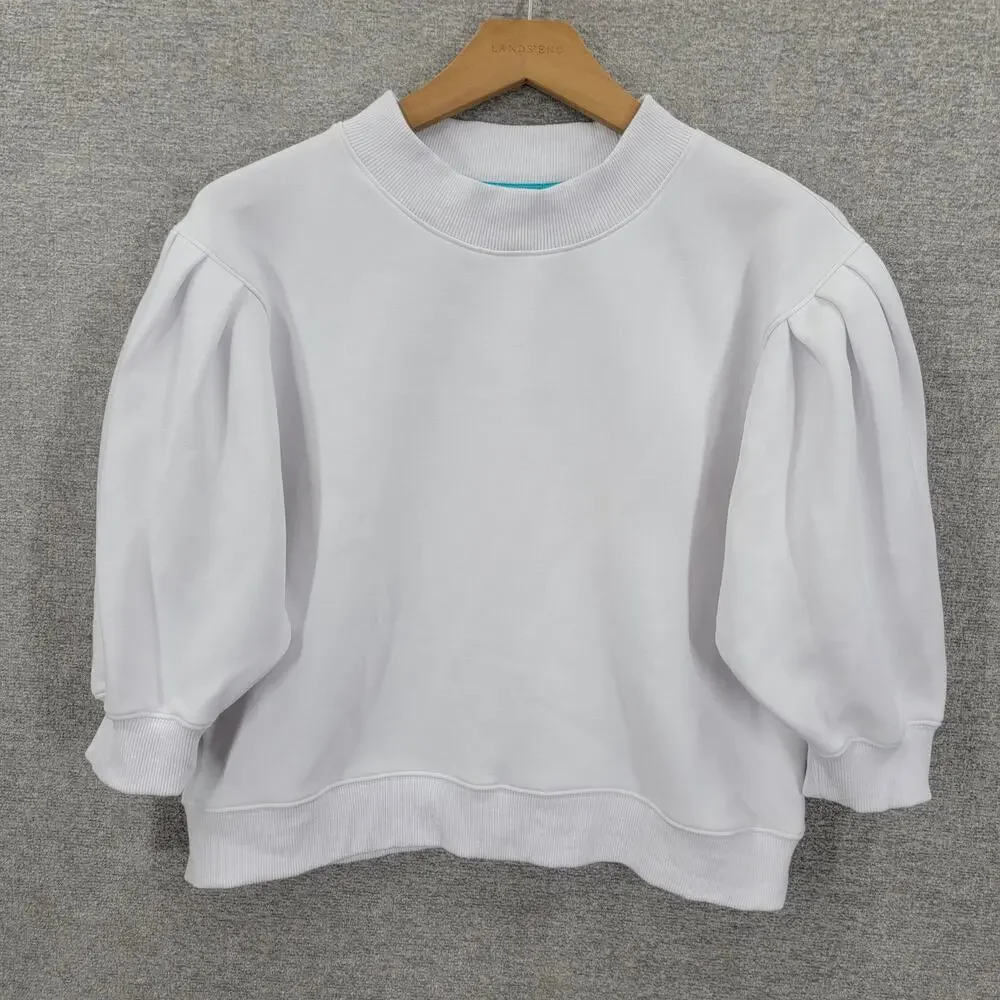 Addison Bay White Puff Sleeve Blouse - Picture 3 of 8